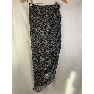 Veronica Beard Herst Silk Midi Skirt Sz 0‎